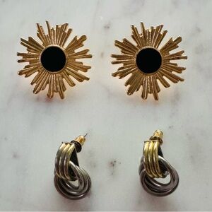 Modern Statement Earring Bundle (Two Pairs) ✨